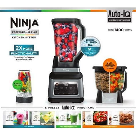 ninja stainless steel blender|ninja blender outlet.